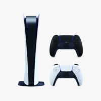 کنسول بازی سونی مدل Playstation 5 اسلیم نسخه دیسک‌خور، ریجن اروپا سری 2016A با ظرفیت حافظه داخلی 1 ترابایت به همراه یک عدد کنترلر اضافه مشکی