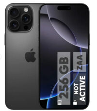 گوشی موبایل آیفون مدل 16Pro Max ZAA رجیستر‌شده دو سیم‌کارت 256 گیگابایت با رم 8 گیگابایت مشکی