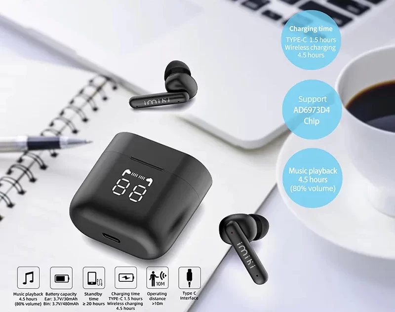 IMIKI T13 Bluetooth Earbuds