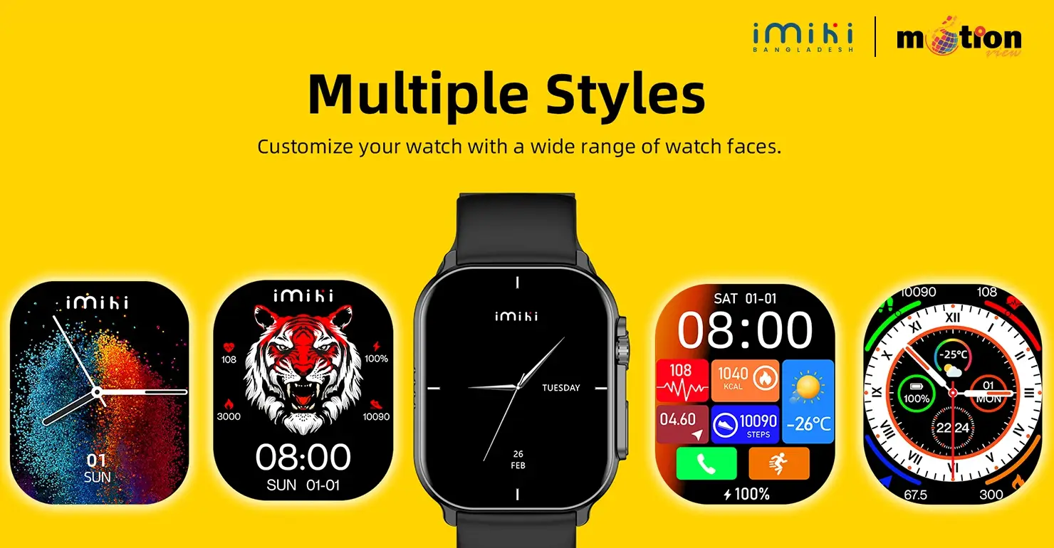 خرید ساعت هوشمند مکالمه دار IMIKI SF1E
